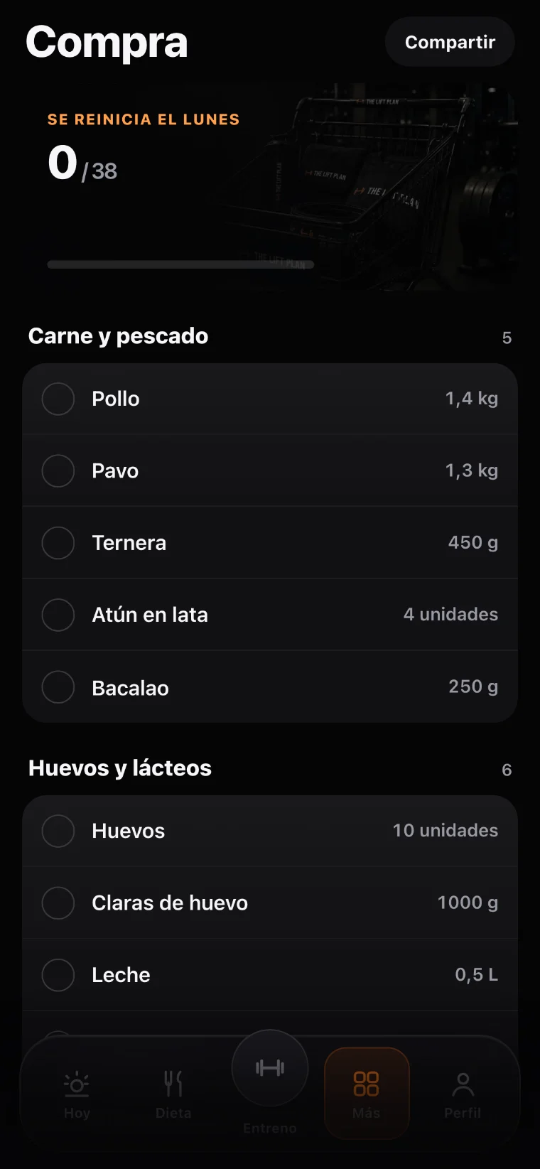 Lista de la compra