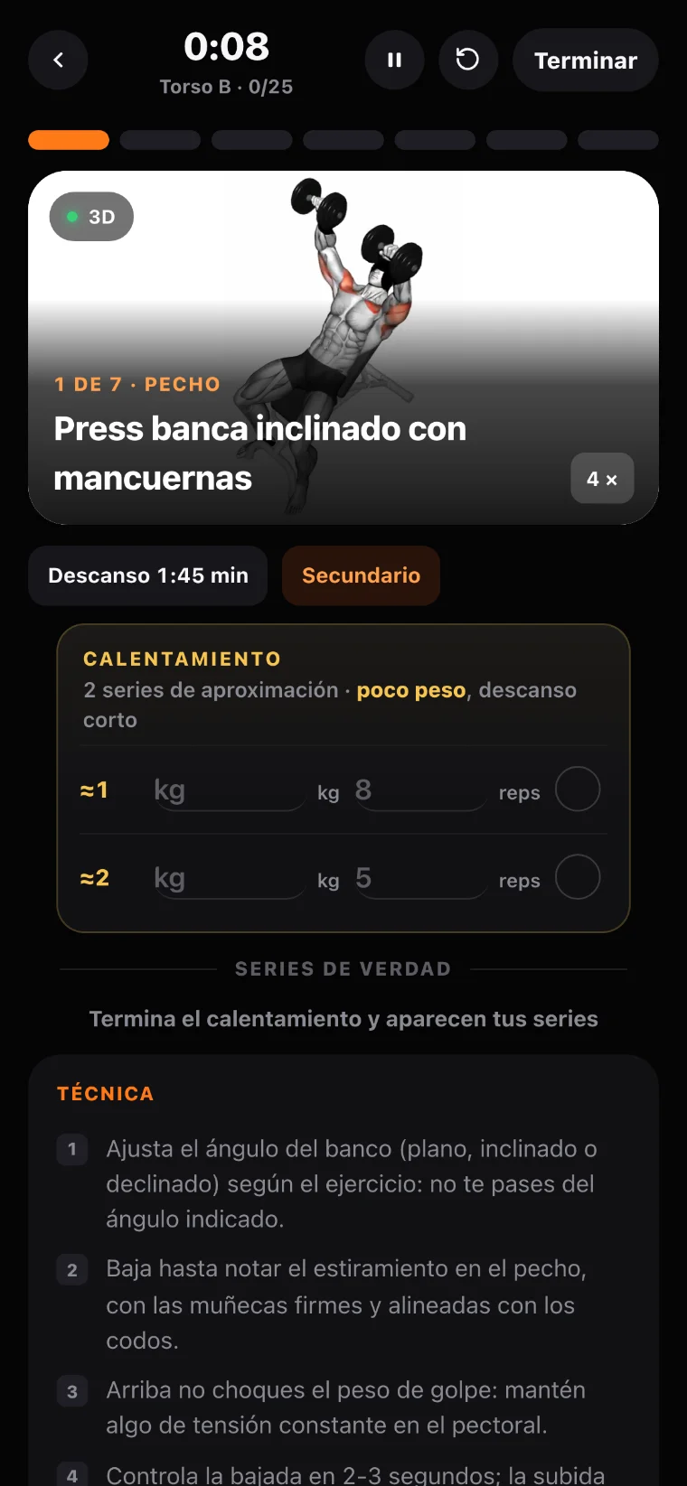 Ejercicios animados